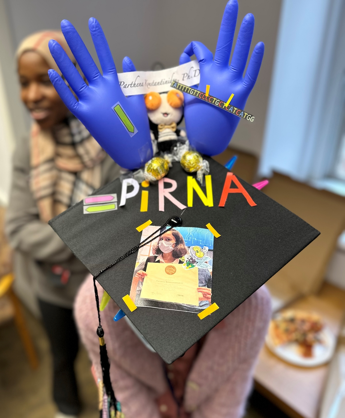 Thenia graduation moment